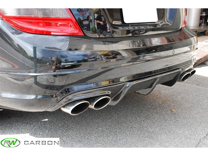 Mercedes c63 carbon fiber diffuser #3