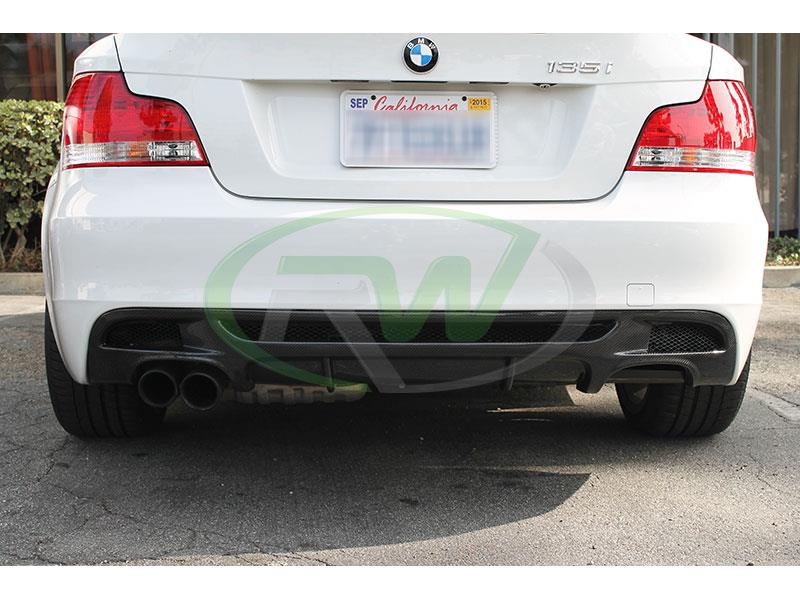 Bmw 135i carbon fiber diffuser #6