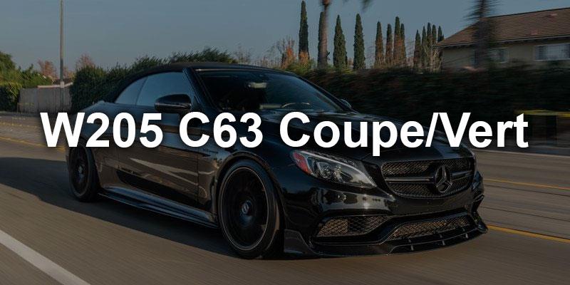 Mercedes W205 C63/C63S Coupe/Convertible Carbon Fiber Parts