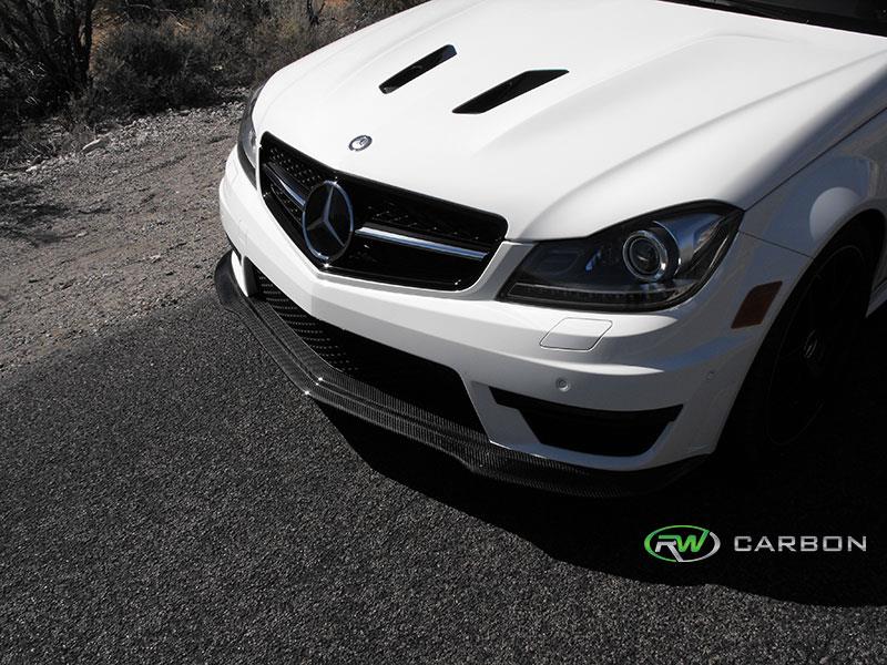 Mercedes c63 carbon fiber parts #3