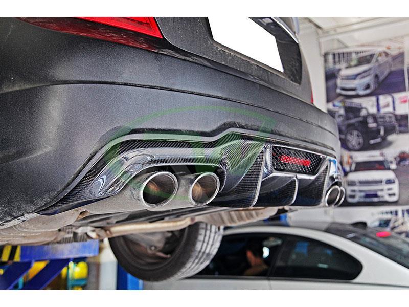 Mercedes c63 carbon fiber diffuser #4