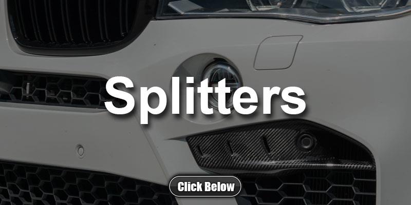 BMW F15 X5 and F85 X5M Carbon Fiber Splitters