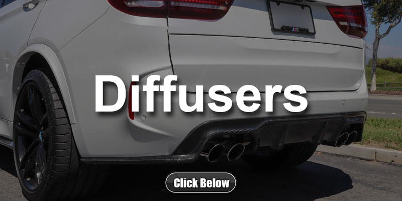 BMW F16 X6 and F86 X6M Carbon Fiber Diffusers