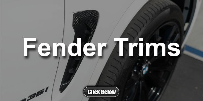 BMW F16 X6 and F86 X6M Carbon Fiber Fender Trims