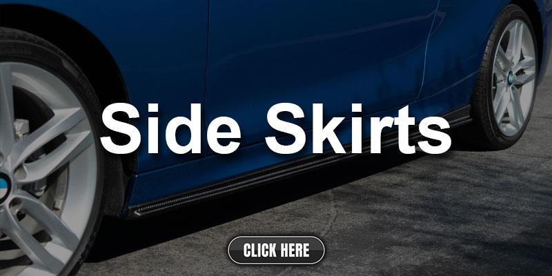 BMW F22 F23 2 Series Carbon Fiber Side Skirt Extensions