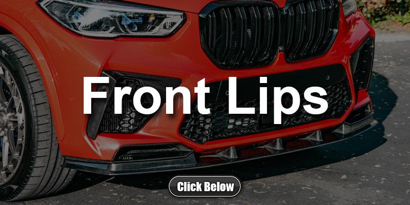 BMW F95 X5M Carbon Fiber Front Lip Spoilers