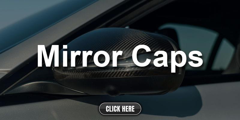 Mercedes W205 C63 Coupe Convertible Carbon Fiber Mirror Caps