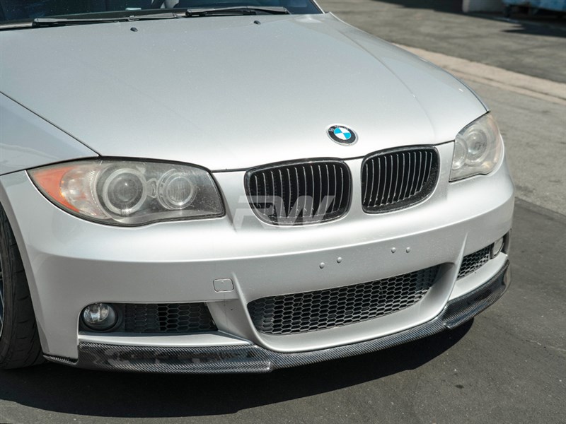 BMW E82 E88 Carbon Fiber Front Lip Spoiler