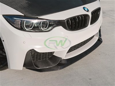 BMW F8X M3 M4 GTS Style CF Front Lip Spoiler