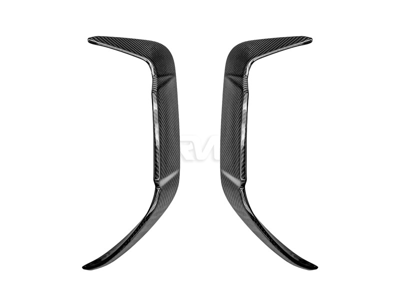BMW F95 X5M Carbon Fiber Rear Bumper Trims