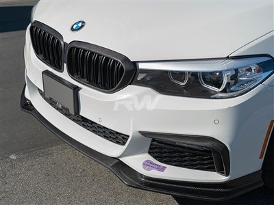 BMW G30 EC Style Carbon Fiber Front Lip Spoiler