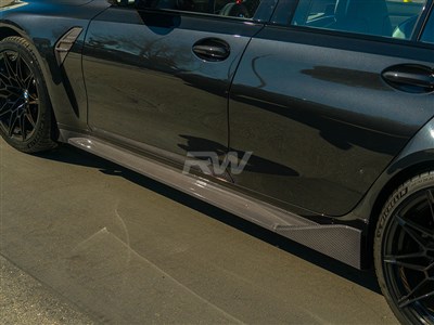 BMW G80 M3 Performance Style Carbon Fiber Side Skirts