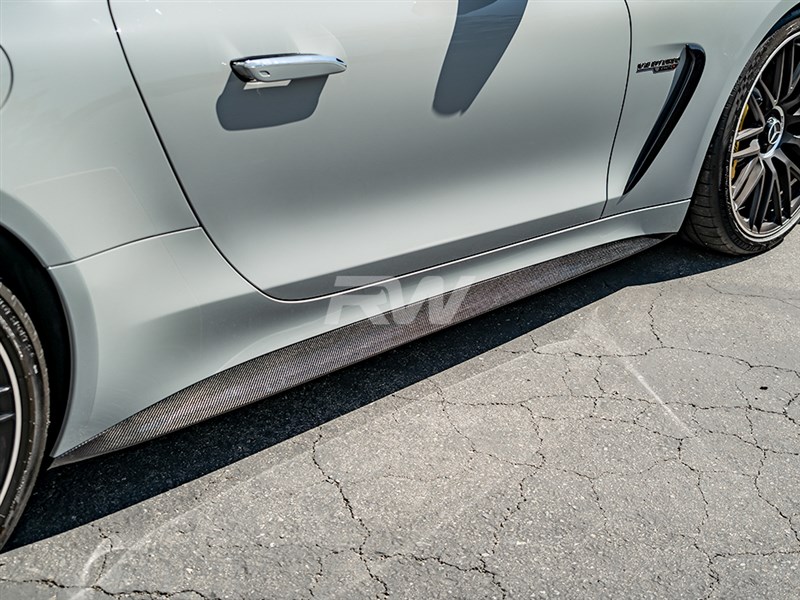 Mercedes C192 GT55 GT63 RWS CF Side Skirts
