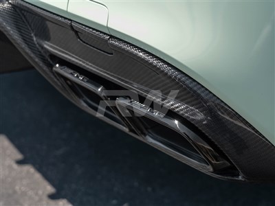 Mercedes C63 AMG Style Chrome/Black Exhaust Tips