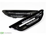 BMW F10 M5 Gloss Black Fender Grilles / 