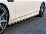 BMW F10 F11 CF Performance Style Side Skirt Extensions