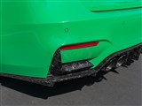 BMW F8X Forged Carbon Fiber Rear Bumper Splitters / 
