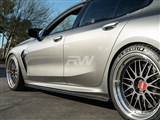 BMW G16/F93 M8 Gran Coupe CF Side Skirt Extensions / 