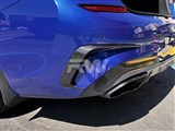BMW G20 3-Series Carbon Fiber Rear Bumper Trims / 