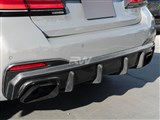 BMW G30 5-Series LCI RWS Carbon Fiber Diffuser / 