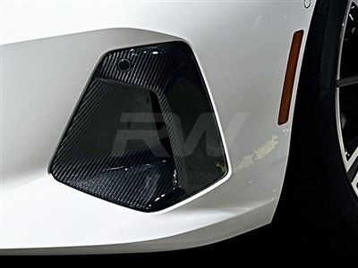 BMW G60 5 Series Carbon Fiber Front Duct Trims / 