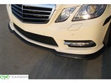 Mercedes E350 E550 Carlsson Style Carbon Fiber Lip Spoiler / 