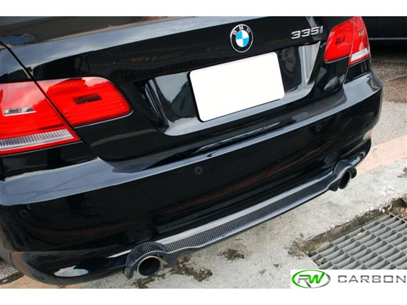 Bmw 335i carbon fiber rear diffuser #1