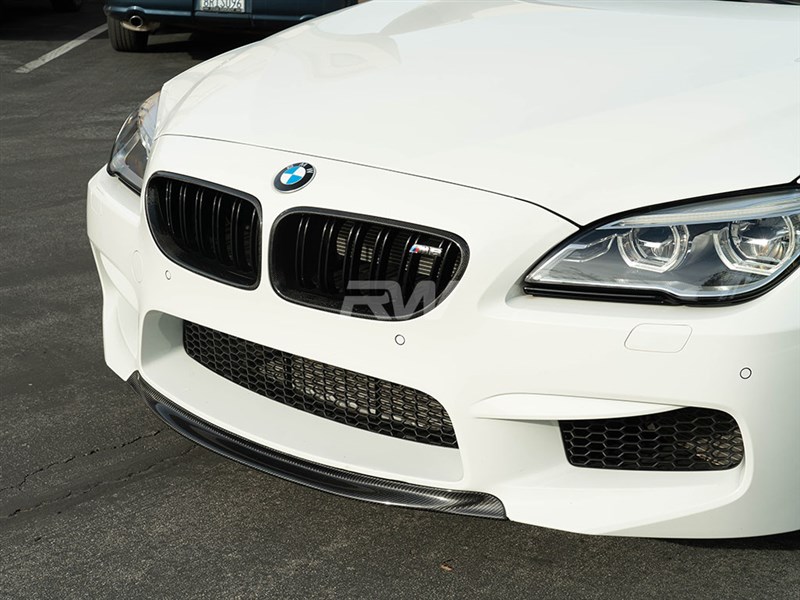 BMW F06 F12 F13 M6 Center Carbon Fiber Front Lip by RW Carbon