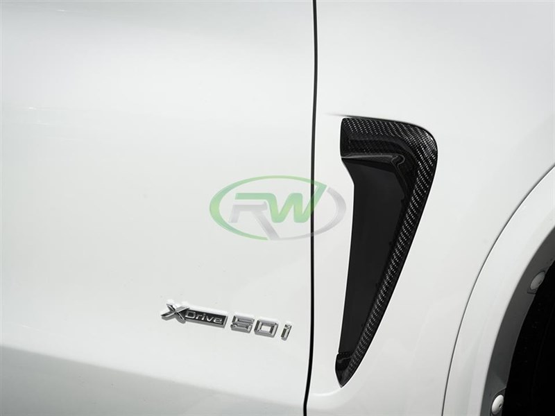 Click to view our carbon fiber fender trims for the BMW F15 and F85 models