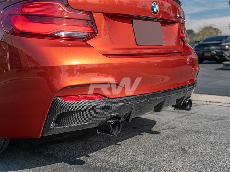 BMW F22 F23 Exotics Tuning Style Carbon Fiber Diffuser 228i M235i M240i