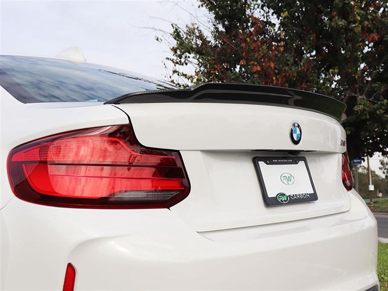 Click to view the carbon fiber exotics tuning style trunk spoiler for the F87 M2