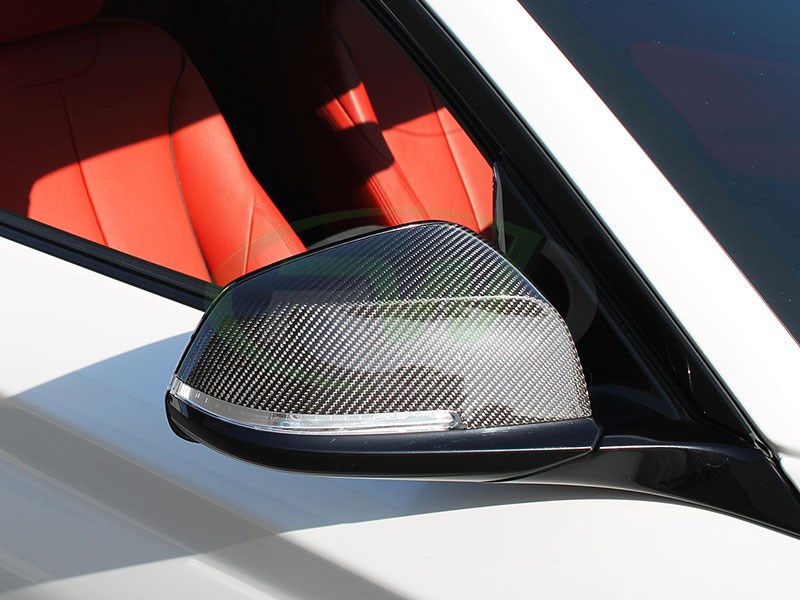 Check out these carbon fiber mirror caps for the BMW F87 M2