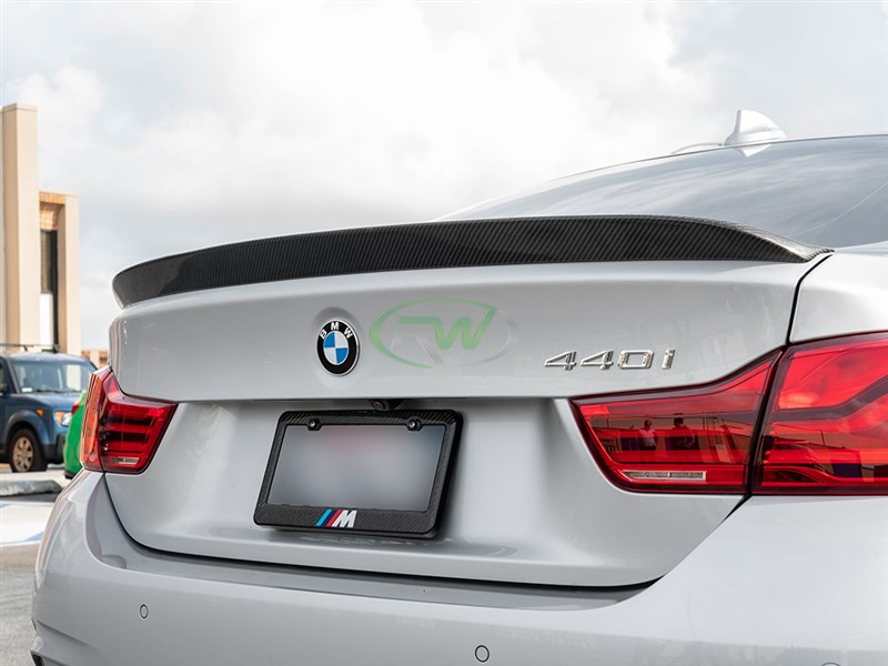 BMW F36 Gran Coupe Performance Style Carbon Fiber Trunk Spoiler –  EuroCustomsPR