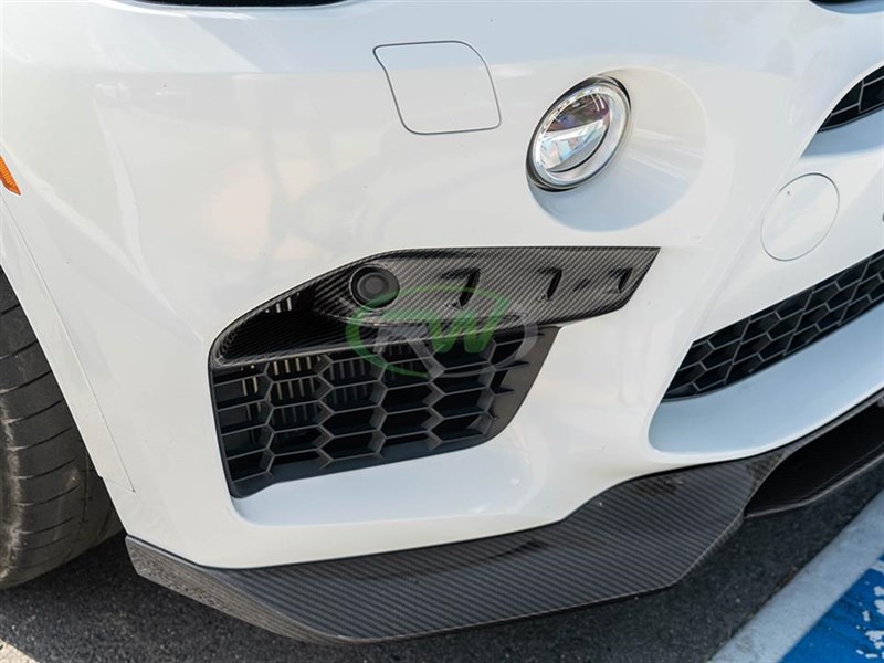 Learn more about our cf upper bumper splitters for the F85 X5M