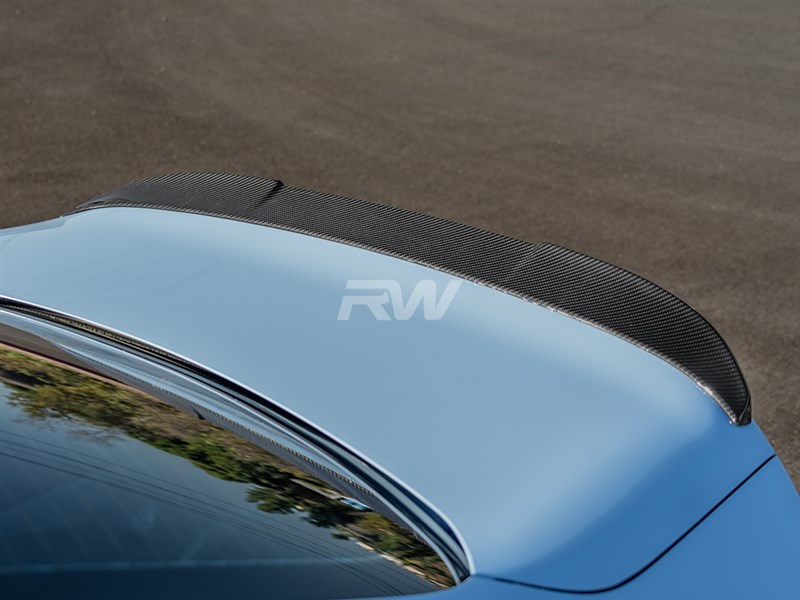 BMW G87 M2 Carbon Fiber RWS Trunk Spoiler