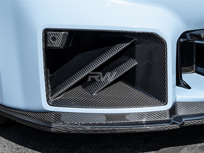BMW G87 M2 Dual Slat Carbon Fiber Duct Trims