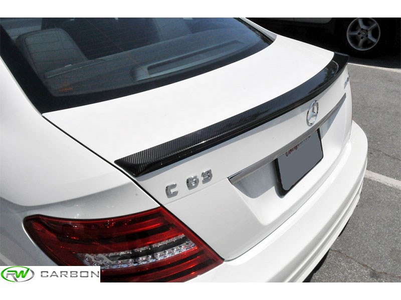 W204 sales carbon spoiler