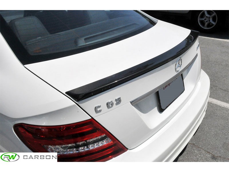 Mercedes W204 Coupe DTM Carbon Fiber Trunk Spoiler C250 C350 C63 AMG