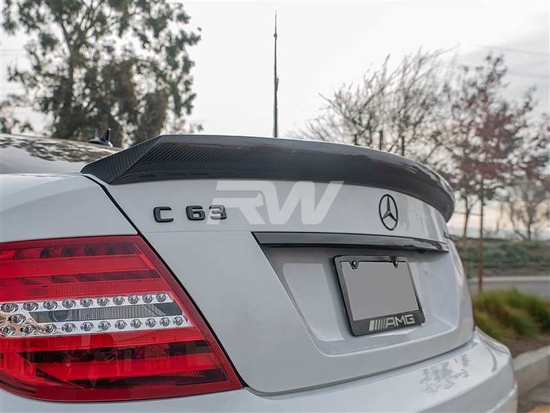 Mercedes W204 Coupe DTM Style Carbon Fiber Trunk Spoiler