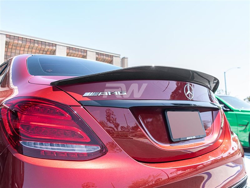 View the all new GTX Carbon Fiber Trunk Spoiler for the Merc W205