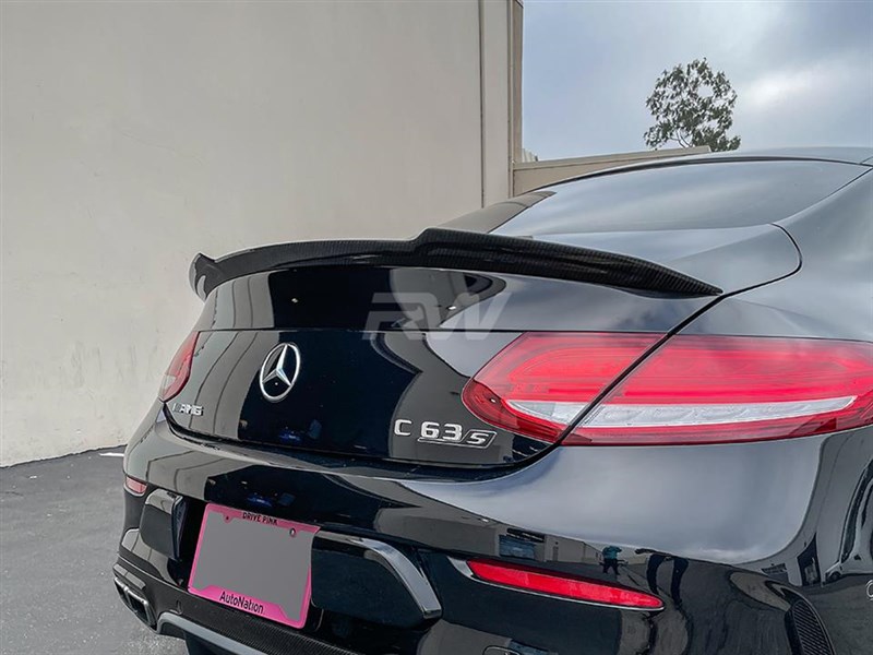 Mercedes W205 XR Coupe Carbon Fiber Trunk Spoiler