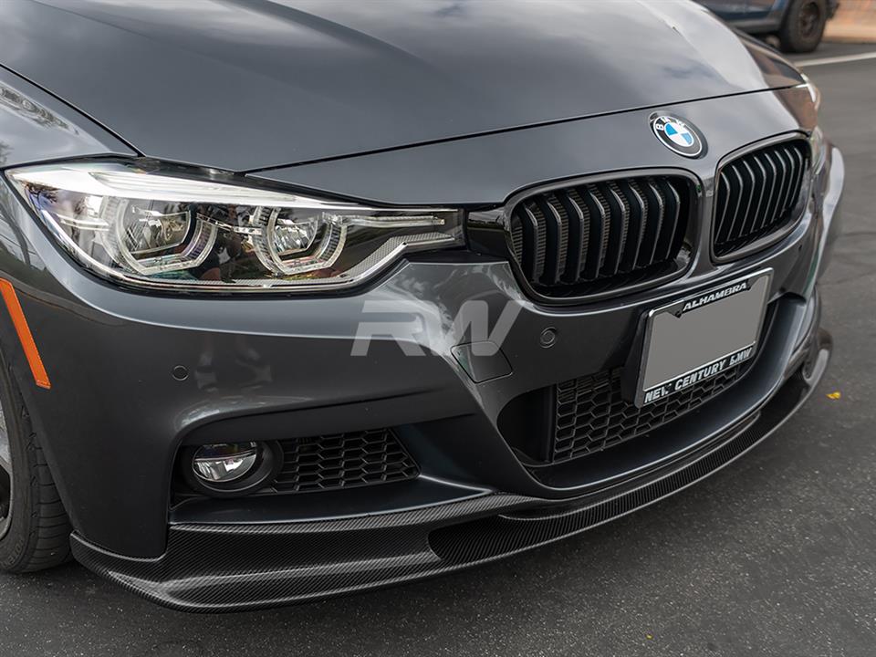 BMW F30 M340i with a new 3D Style Carbon Fiber Front Lip