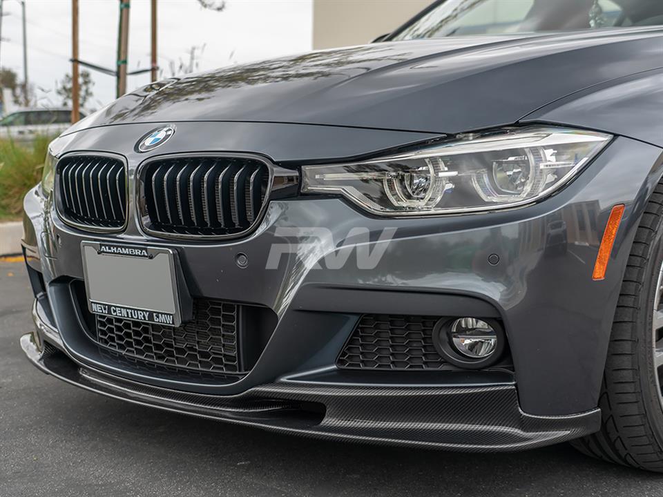 BMW F30 M335i with a new 3D Style Carbon Fiber Front Lip