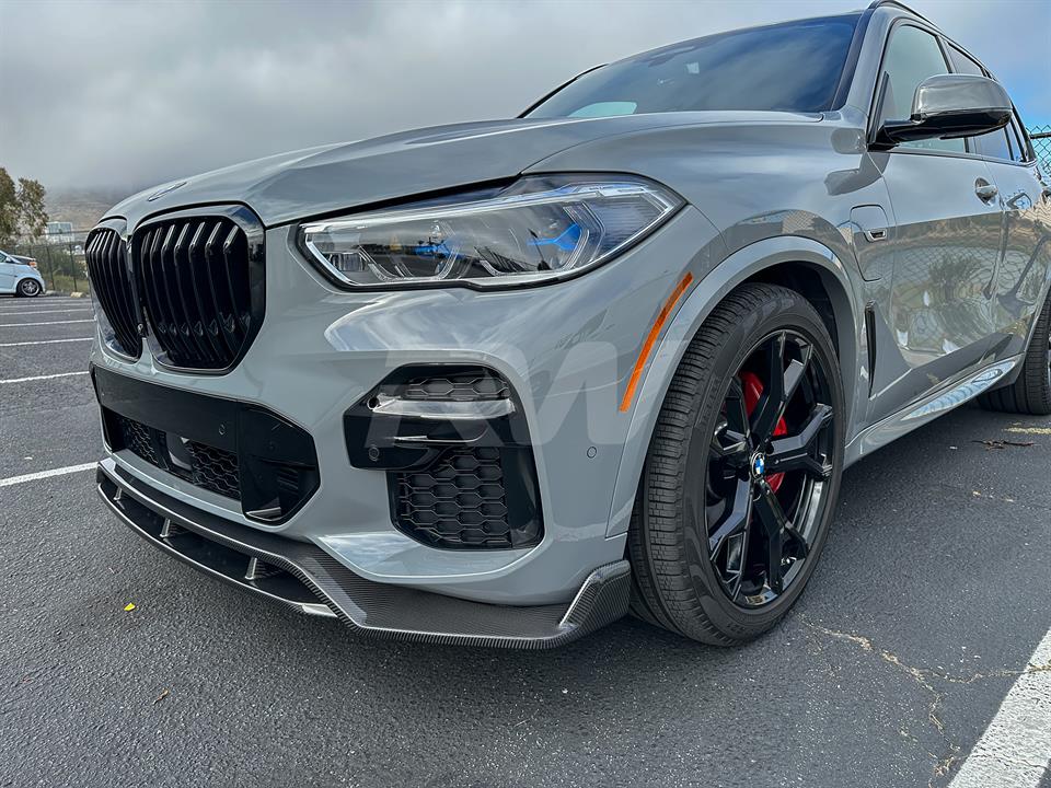 BMW G05 X5 Carbon Fiber Front Lip Spoiler