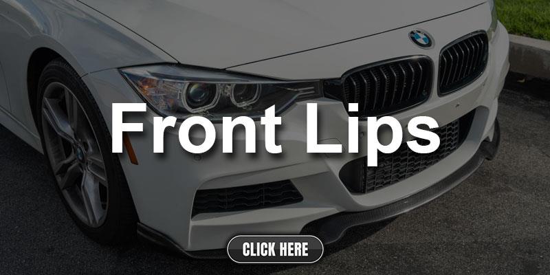 BMW F30 F31 328i 330i 335i 340i carbon fiber front lip spoilers