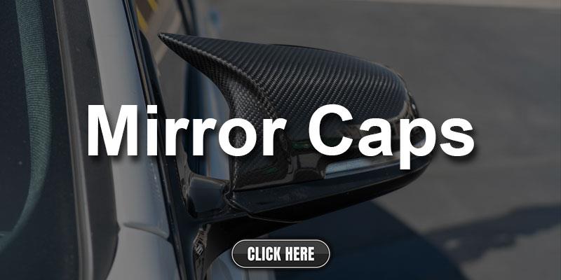 BMW F30 F31 328i 330i 335i 340i carbon fiber mirror caps