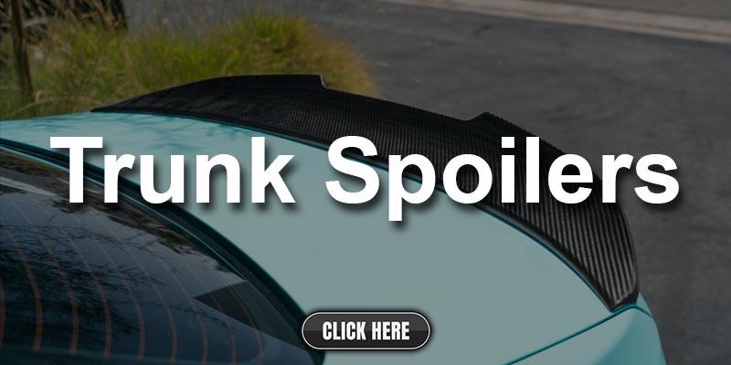 BMW F30 F31 328i 330i 335i 340i carbon fiber trunk spoilers