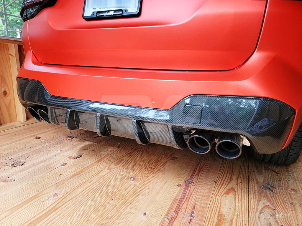 BMW F97 X3M LCI Carbon Fiber DTM Diffuser