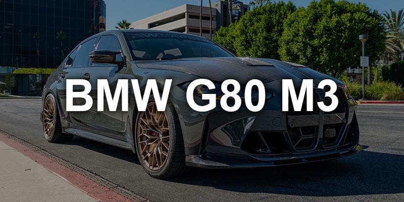 View our BMW G80 M3 Carbon Fiber parts