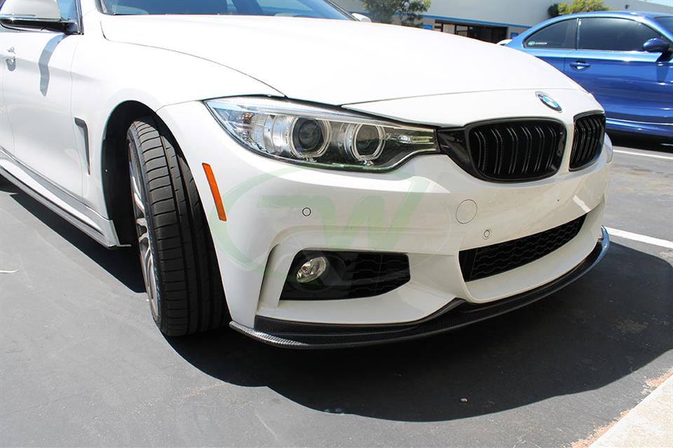 BMW F36 428i with a 3D Style RW Carbon Fiber Front Lip